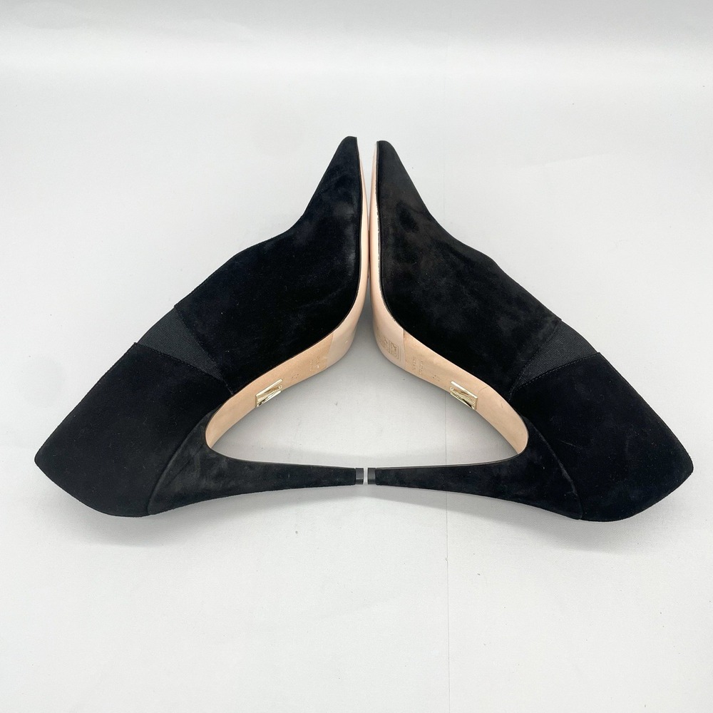 Tamara Mellon Womens 40 10 Pump Shoes Black Suede Pointed Toe‎ Stiletto Heels - Picture 10 of 12